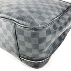 Louis Vuitton Business Bag Overnight Damier Graphite Canvas Black — view 6