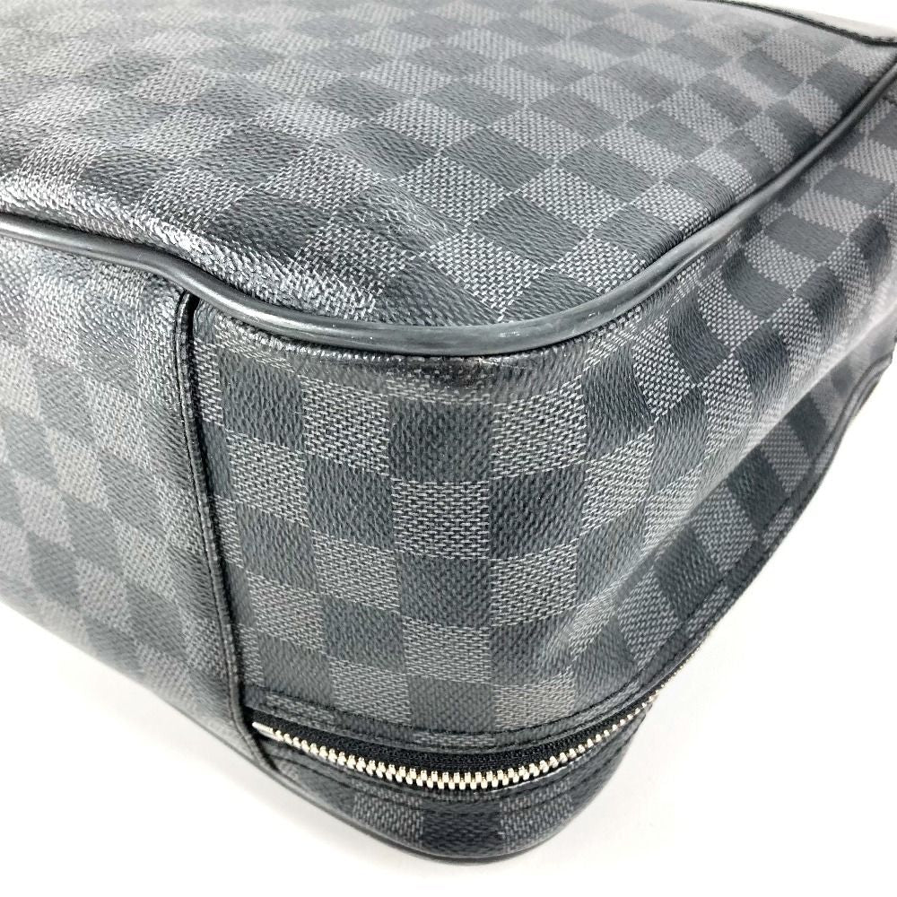 Louis Vuitton Business Bag Overnight Damier Graphite Canvas Black — view 6