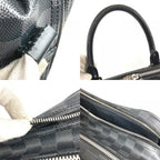 Louis Vuitton Business Bag Overnight Damier Graphite Canvas Black — view 8