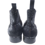Louis Vuitton Halaco Side Gore Chelsea Boots Black Silver — view 3
