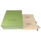 Gucci GG Canvas Leather Shackle Side Gore Boots — view 6