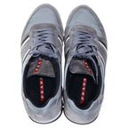 Prada Sport Suede Low Cut Sneakers Shoes Gray — view 4