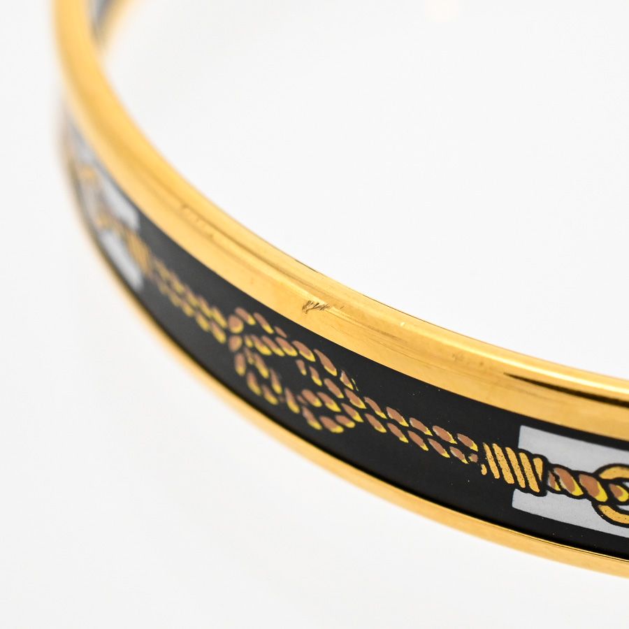 Hermes Bangle Enamel PM Bracelet — view 6