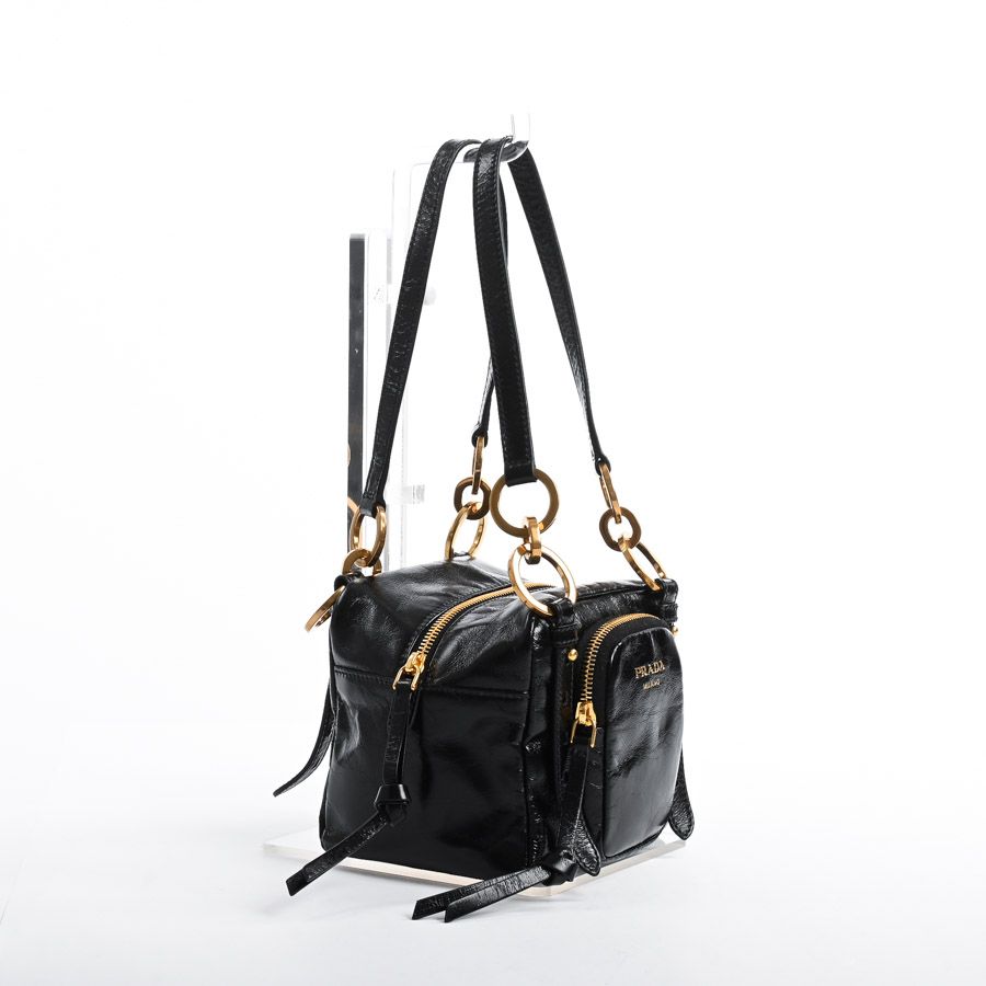Prada Dangle Leather Top Handle Mini Bag — view 2