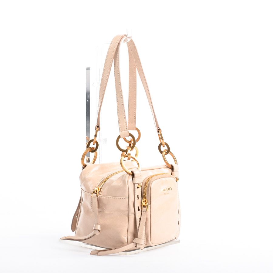 Prada Dangle Leather Top Handle Mini Bag — view 2