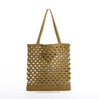 Prada Tote Crochet Totes Green — view 3