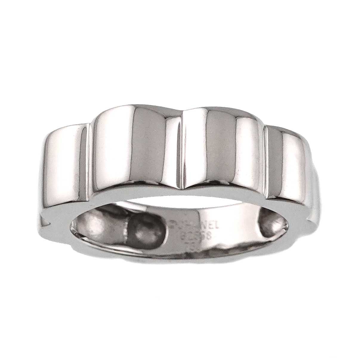 Chanel Profile Camellia Ring 18k WG White Gold 750 — view 2