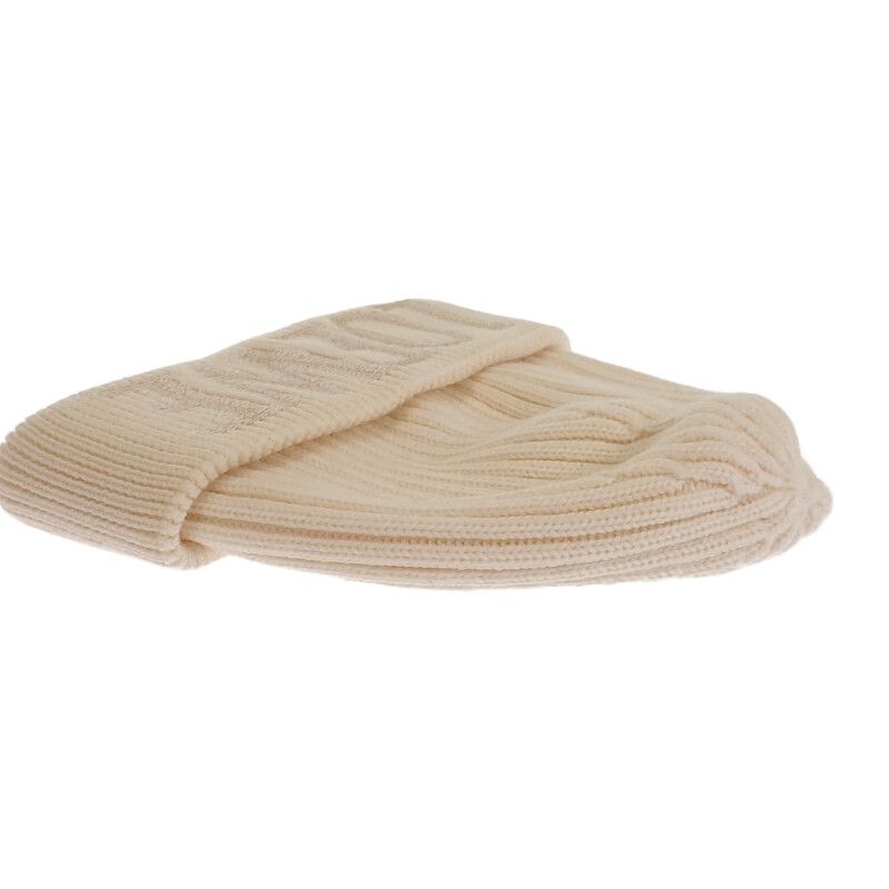Loewe Beanie Knit Cap Hat Wool Ivory White Going Out Travel — view 4