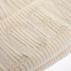 Loewe Beanie Knit Cap Hat Wool Ivory White Going Out Travel — view 5