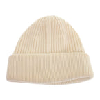 Loewe Beanie Knit Cap Hat Wool Ivory White Going Out Travel — view 2
