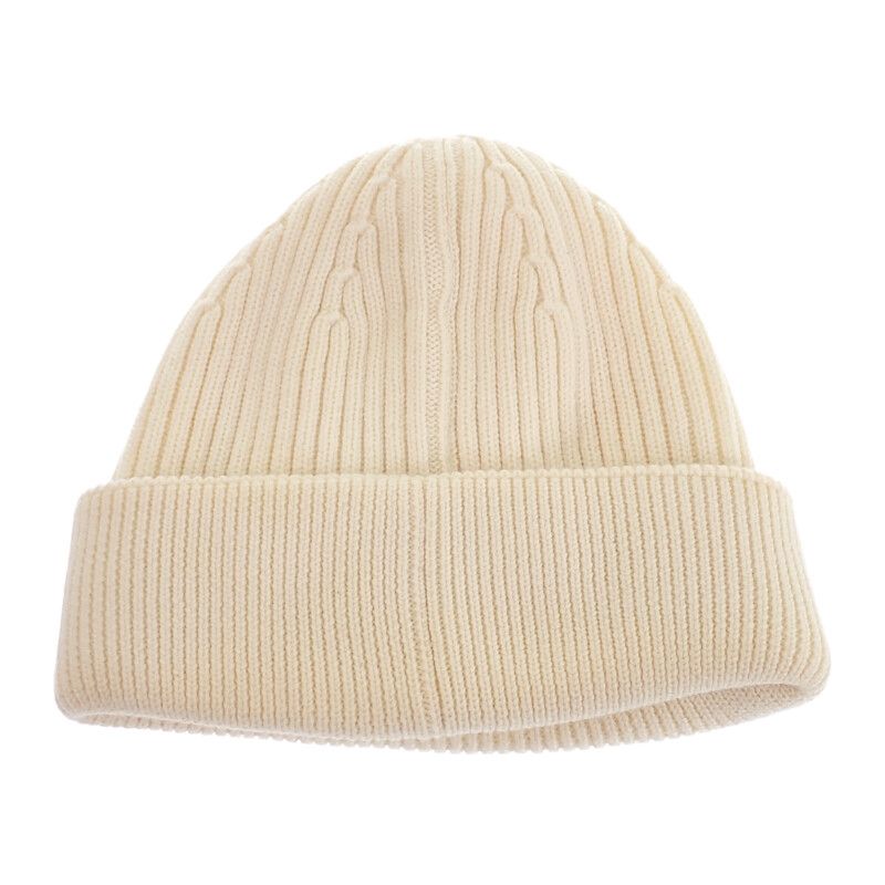 Loewe Beanie Knit Cap Hat Wool Ivory White Going Out Travel — view 2