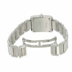 Cartier Tank Francaise SM Watch Diamond Bezel 18k White Gold Quartz — view 4