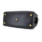 Dior Saint Honore Macro Cannage 2-Way Hand Bag Leather Black — view 5