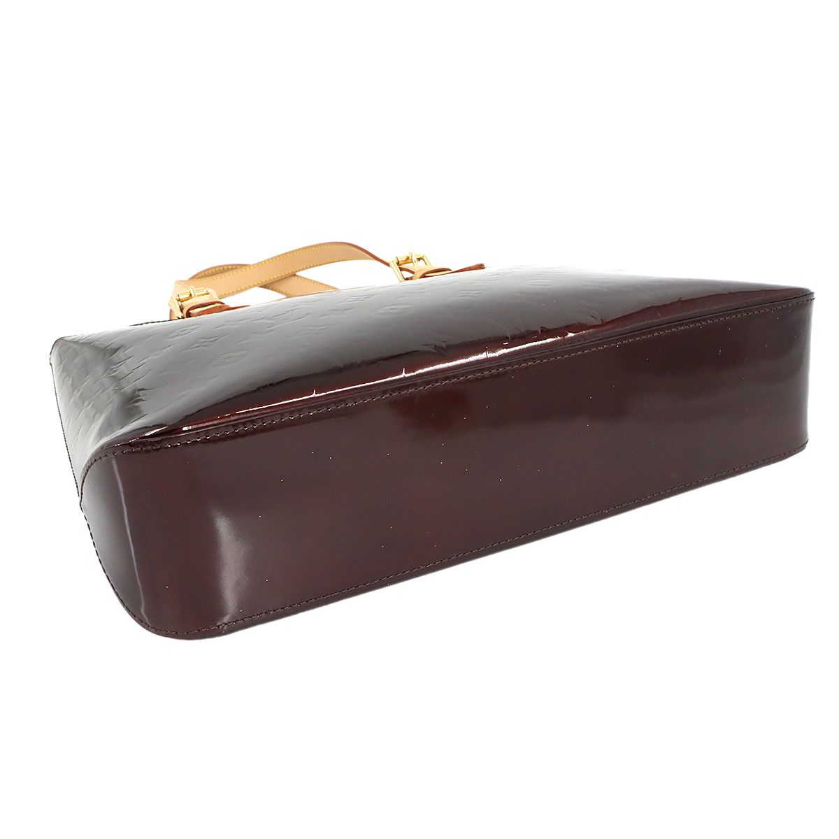 Louis Vuitton Monogram Vernis Brentwood Tote Leather Amarante — view 4