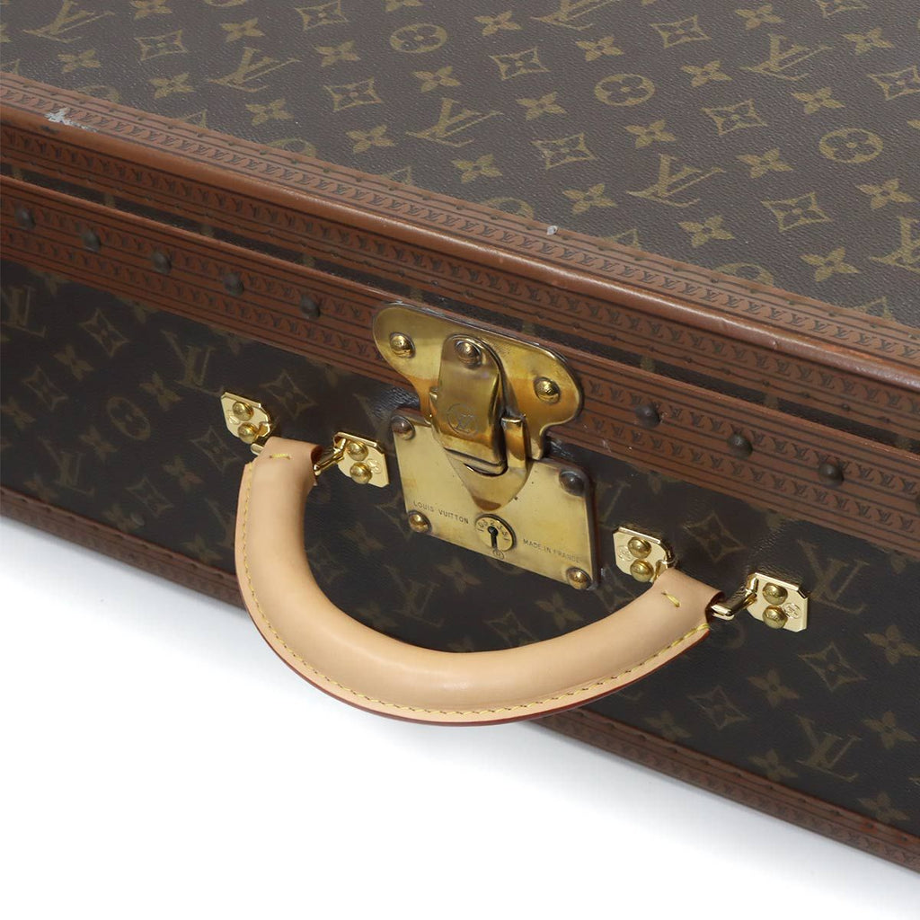 Louis Vuitton Monogram Alzer 65 Trunk Case Bag Brown — view 5
