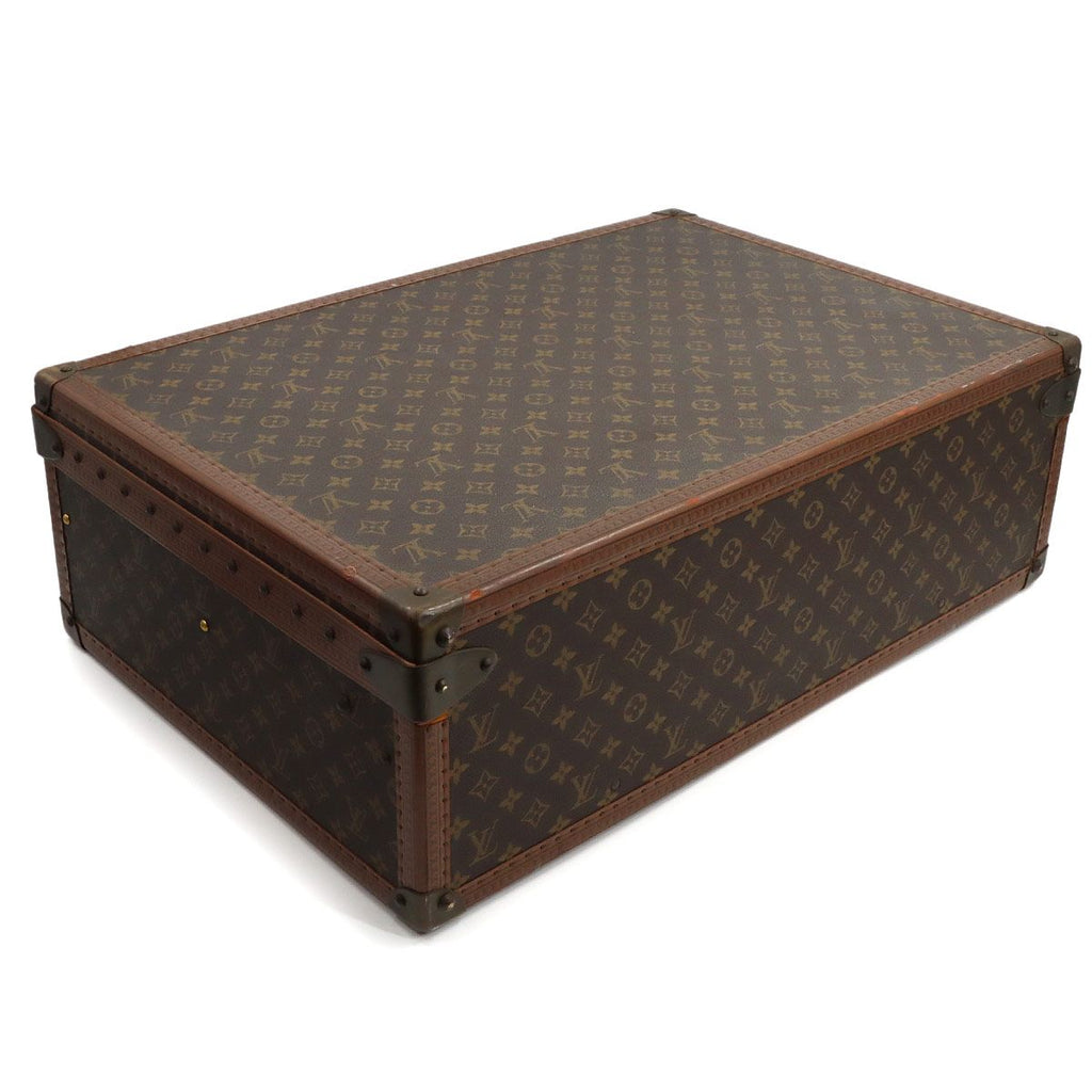 Louis Vuitton Monogram Alzer 65 Trunk Case Bag Brown — view 4
