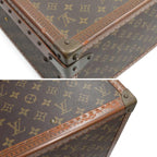 Louis Vuitton Monogram Alzer 65 Trunk Case Bag Brown — view 9