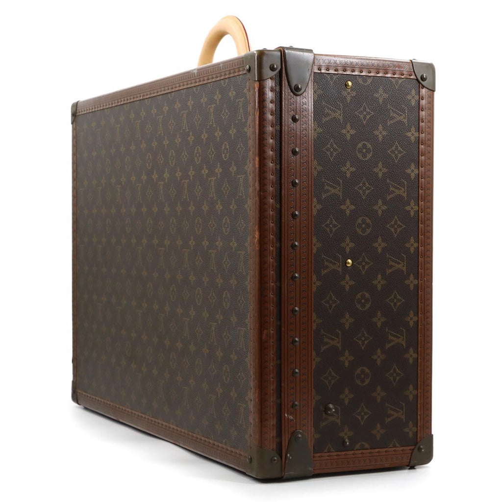 Louis Vuitton Monogram Alzer 65 Trunk Case Bag Brown — view 3