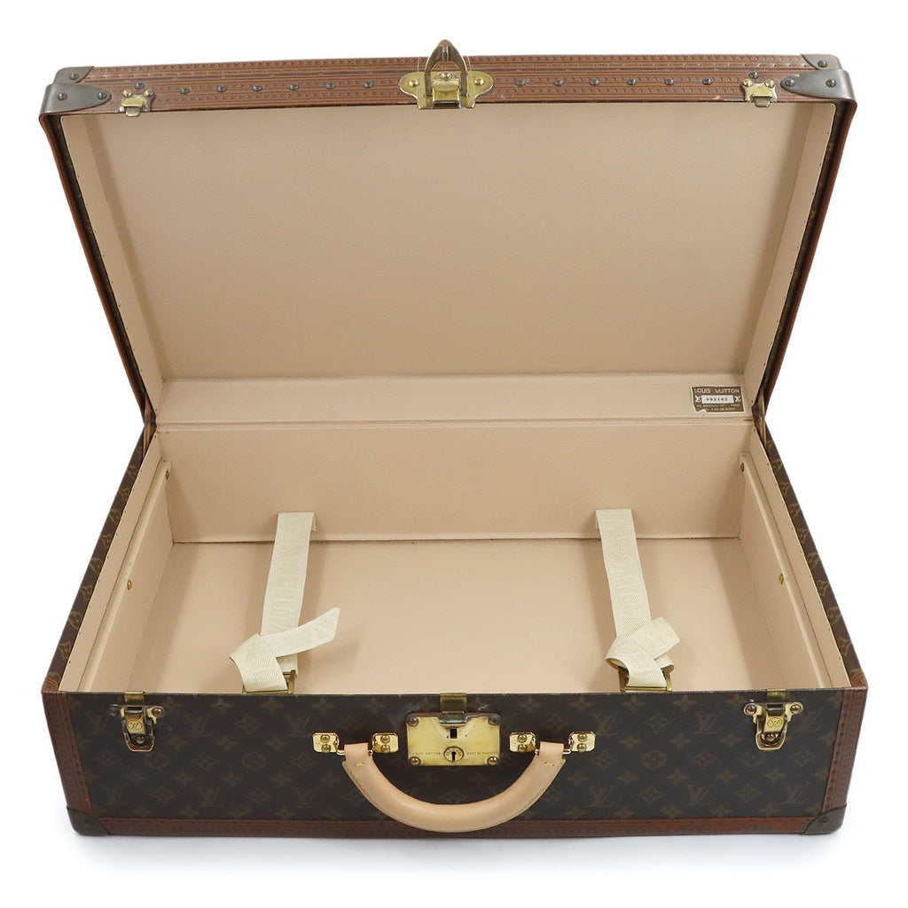 Louis Vuitton Monogram Alzer 65 Trunk Case Bag Brown — view 6