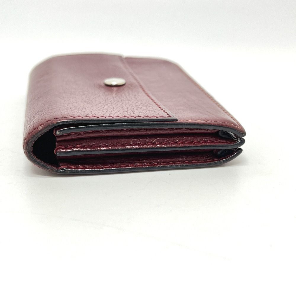Hermes Card Case Series Leather Rouge Ash Silver — view 3