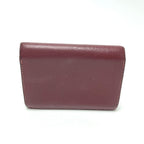 Hermes Card Case Series Leather Rouge Ash Silver — view 2