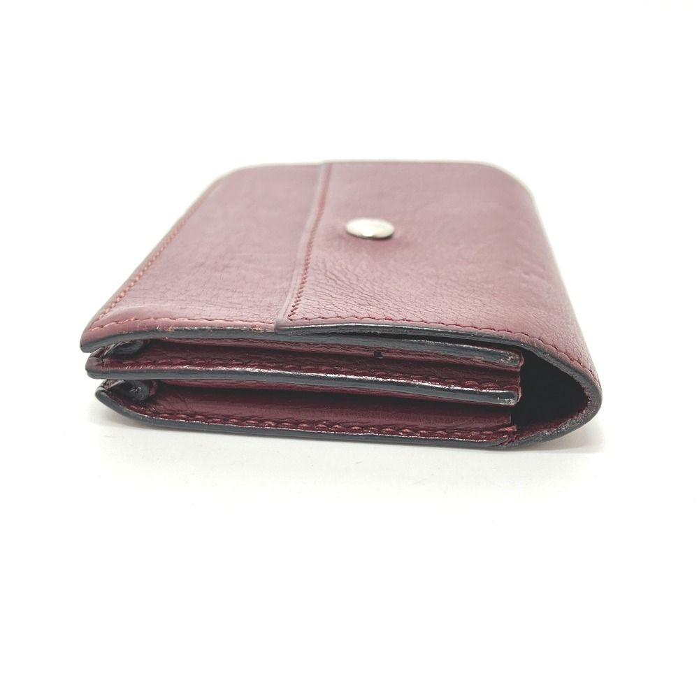 Hermes Card Case Series Leather Rouge Ash Silver — view 5