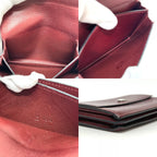 Hermes Card Case Series Leather Rouge Ash Silver — view 8