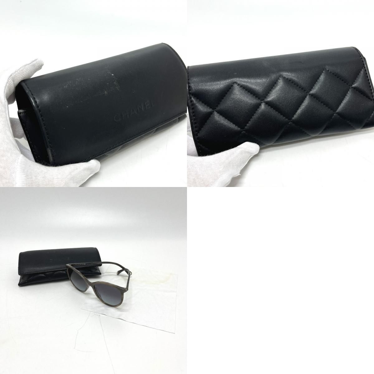 Chanel Sunglasses Gradient Acetate Gray Eyewear — view 9