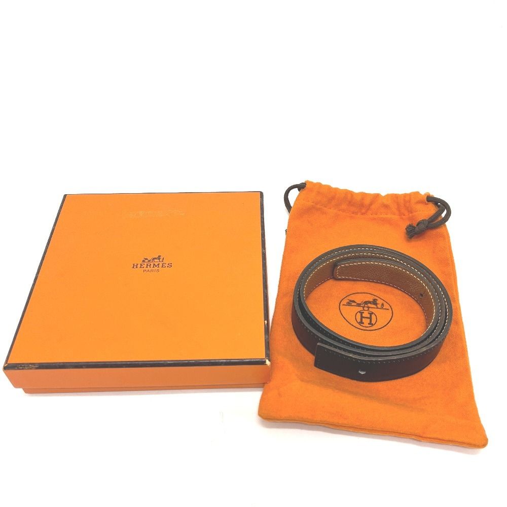 Hermes Belt Only Box Calf Black — view 9