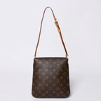 Louis Vuitton Monogram Musette Salsa Shoulder Bag Brown Vachetta Leather Gold — view 2