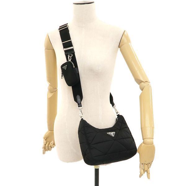 Prada Rinylon Padded Messenger Bag — view 9