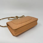 Chanel Large Shoulder Bag Lambskin Quilted CC Logo Gold Chain with Shield — view 7