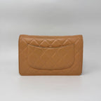 Chanel Large Shoulder Bag Lambskin Quilted CC Logo Gold Chain with Shield — view 2