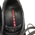 Prada Sports Sport Logo Velour Shoes Sneakers Black 35.5 — view 5