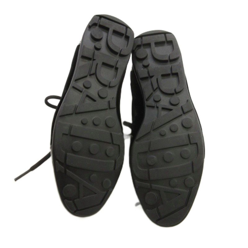 Prada Sports Sport Logo Velour Shoes Sneakers Black 35.5 — view 6