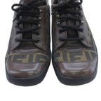 Fendi Zucca Pattern Sneakers Brown 36 — view 5