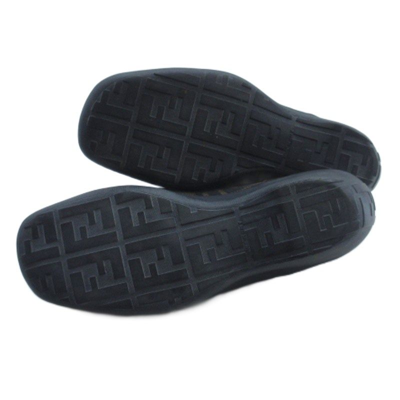 Fendi Zucca Pattern Sneakers Brown 36 — view 6