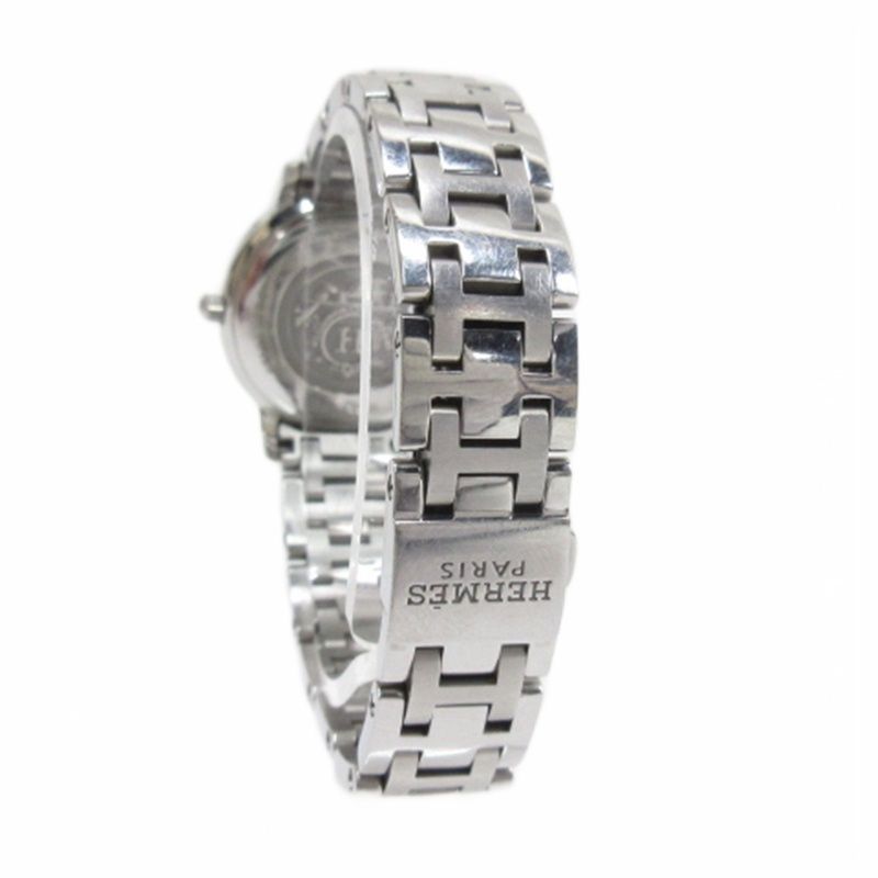 Hermes Clipper Watch Quartz White Dial — view 3