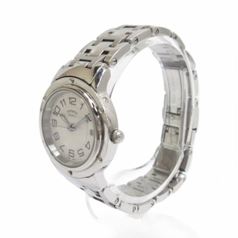 Hermes Clipper Watch Quartz White Dial — view 2