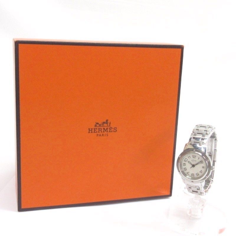 Hermes Clipper Watch Quartz White Dial — view 7