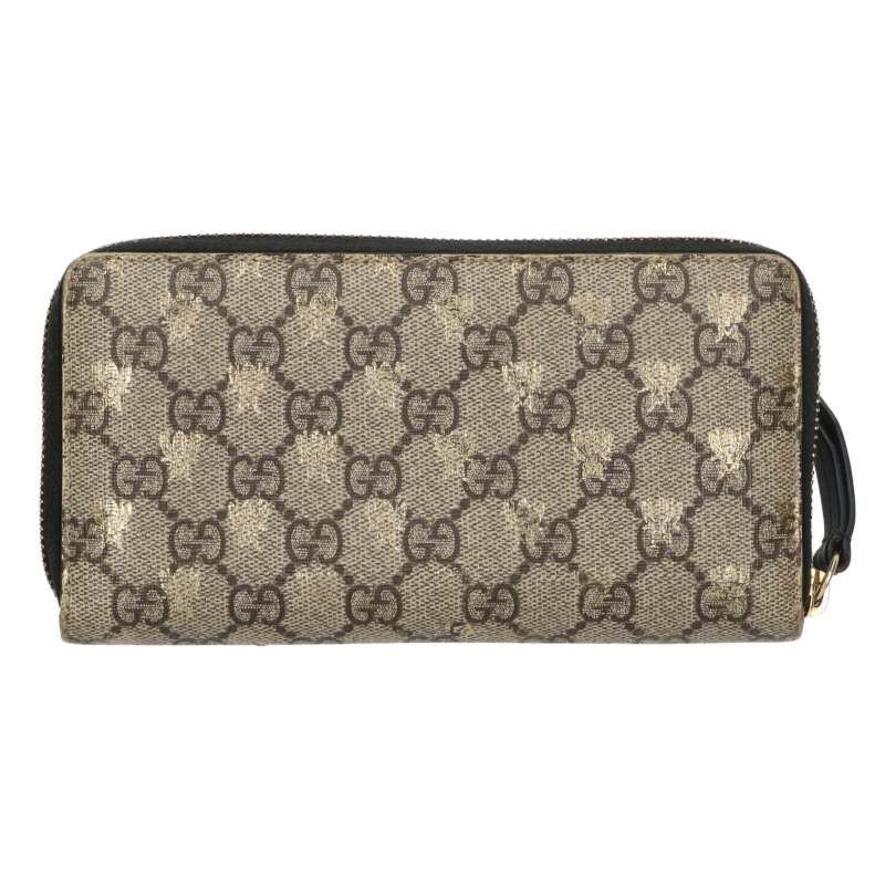 Gucci GG Split Mu Bee Round Fastener Wallet — view 2
