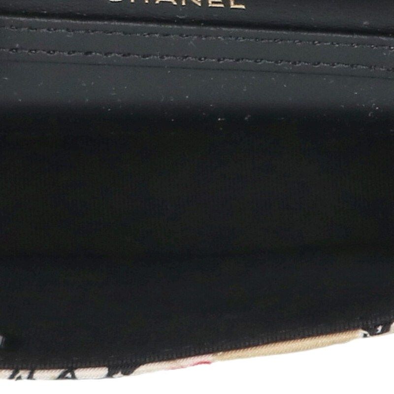 Chanel Checkered Flag CC Logo Mini Chain Shoulder Bag — view 3