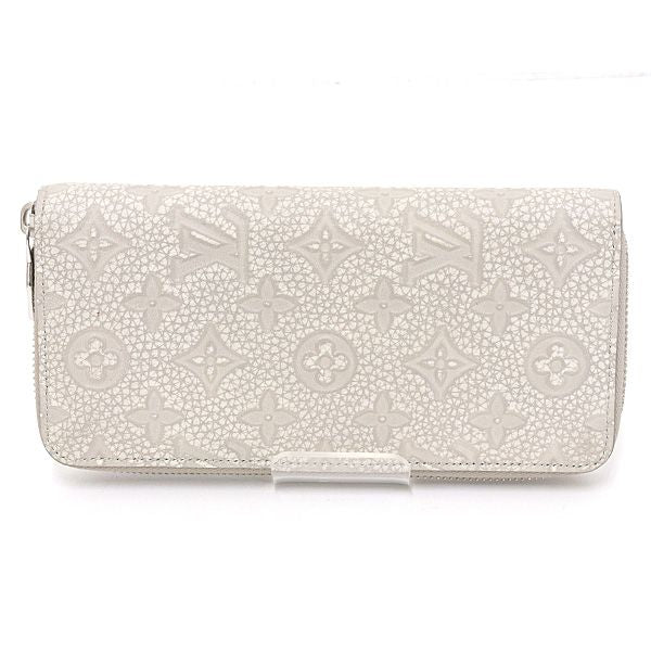 Louis Vuitton Taurillon Climbing Zippy Wallet Vertical Chalk White — view 3