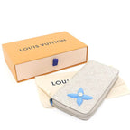 Louis Vuitton Taurillon Climbing Zippy Wallet Vertical Chalk White — view 6