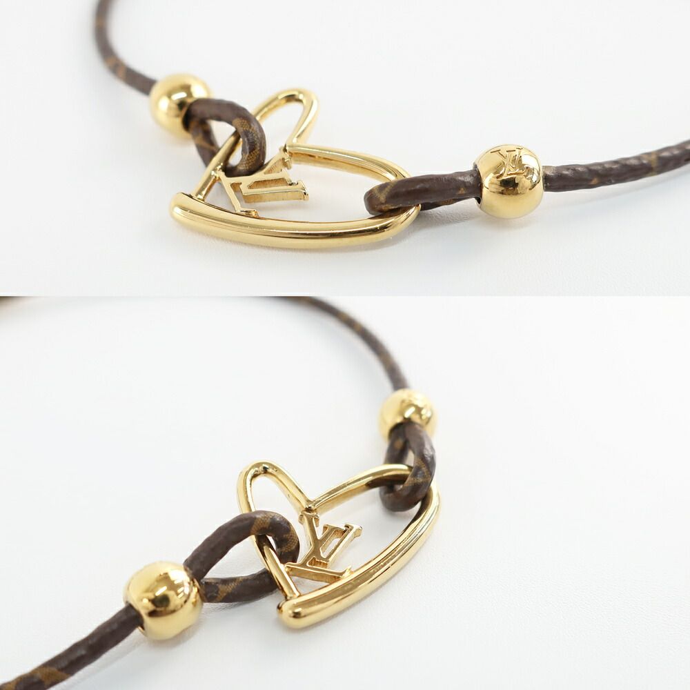 Louis Vuitton Bracelet Fall in Love Monogram Brown Gold — view 3