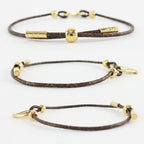 Louis Vuitton Bracelet Fall in Love Monogram Brown Gold — view 6