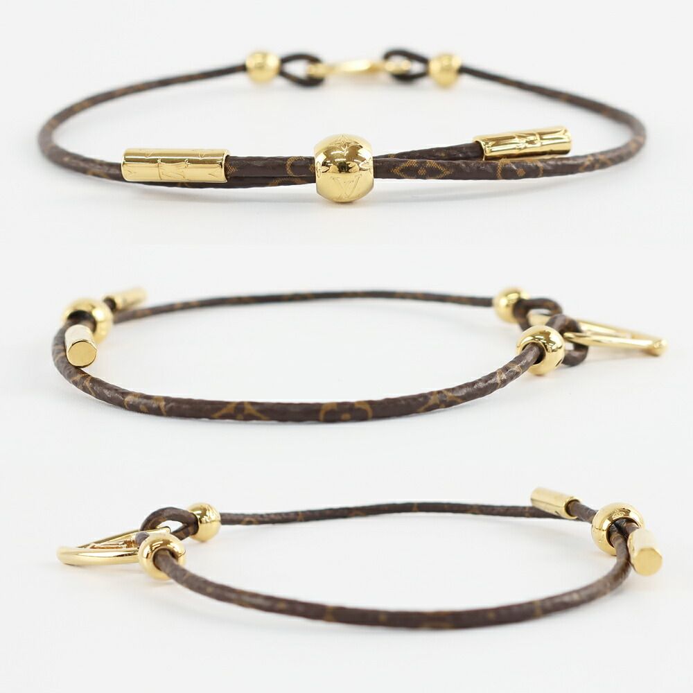 Louis Vuitton Bracelet Fall in Love Monogram Brown Gold — view 6