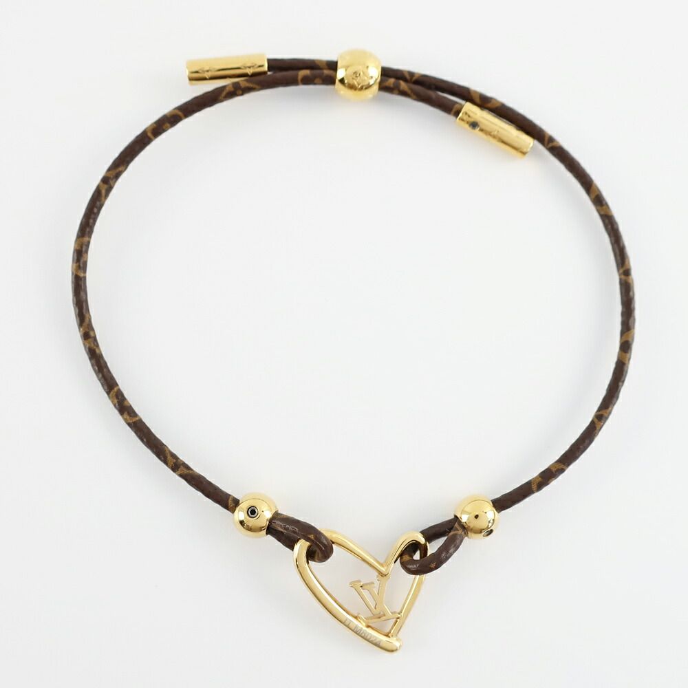 Louis Vuitton Bracelet Fall in Love Monogram Brown Gold — view 2