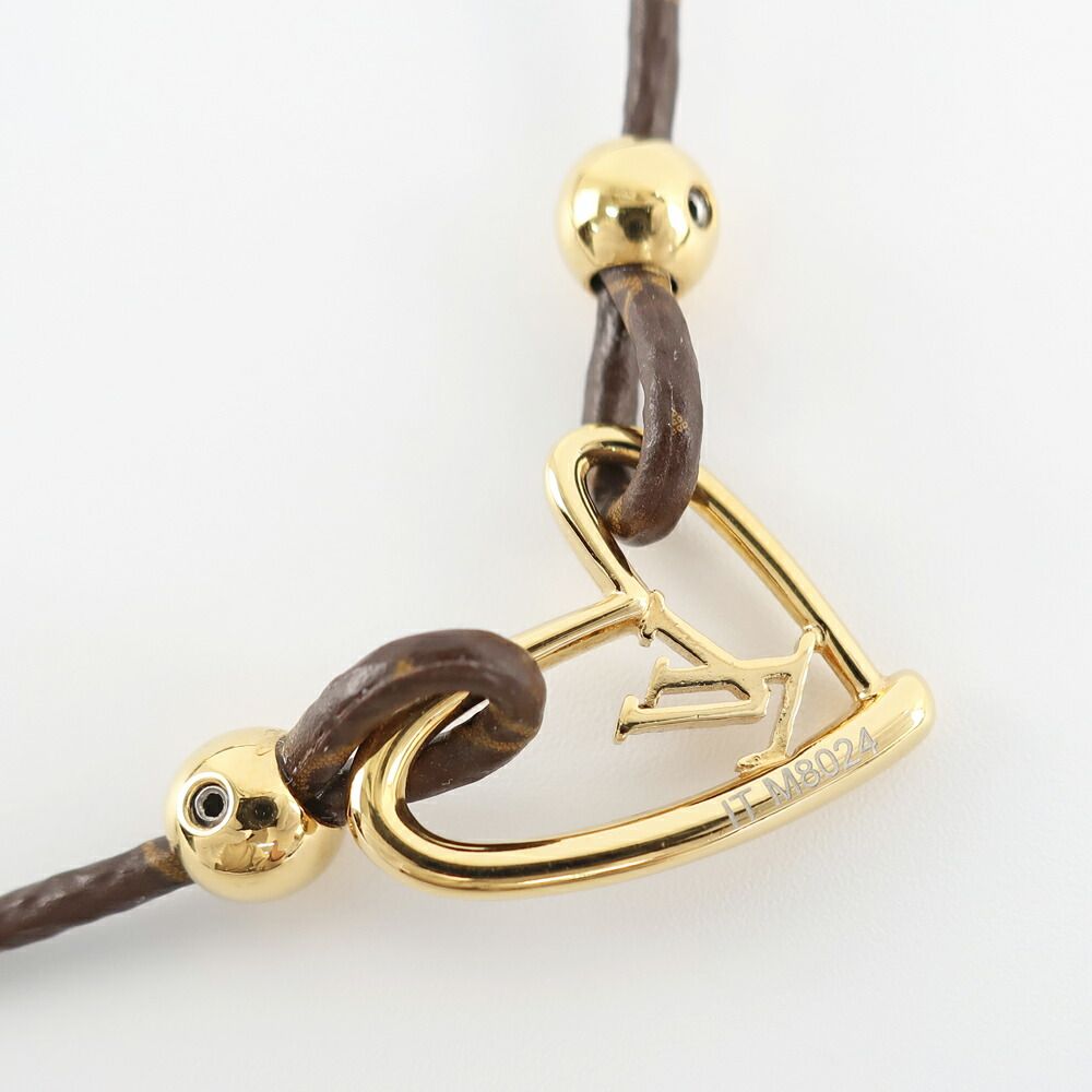 Louis Vuitton Bracelet Fall in Love Monogram Brown Gold — view 9