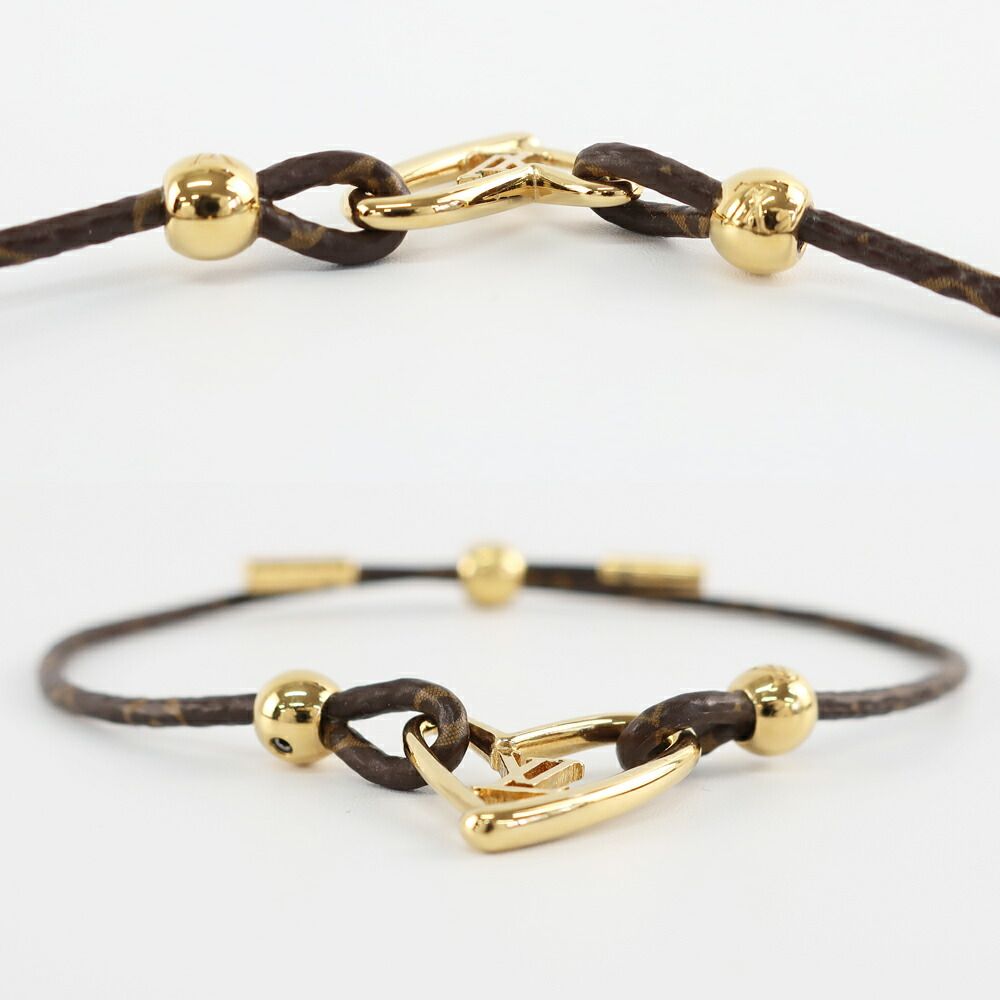 Louis Vuitton Bracelet Fall in Love Monogram Brown Gold — view 5